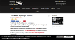 Desktop Screenshot of kipufogo.szerszamoslada-technika.hu